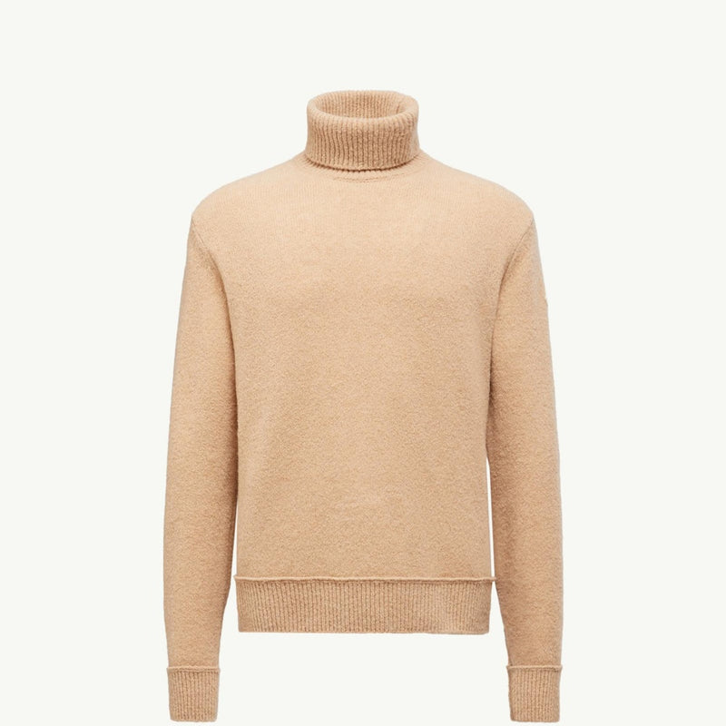 Wool Blend Polo Neck Jumper