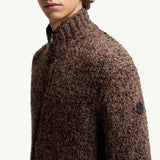 Wool & Alpaca Zip-Up Cardigan