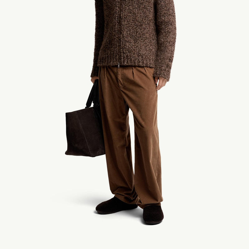 Wool & Alpaca Zip-Up Cardigan