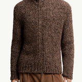 Wool & Alpaca Zip-Up Cardigan