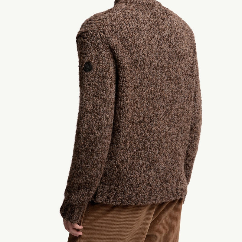 Wool & Alpaca Zip-Up Cardigan