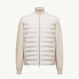 Padded Wool & Cashmere Zip-Up Cardigan