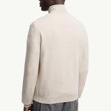 Padded Wool & Cashmere Zip-Up Cardigan