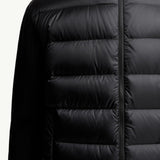 Padded Wool & Cashmere Zip-Up Cardigan