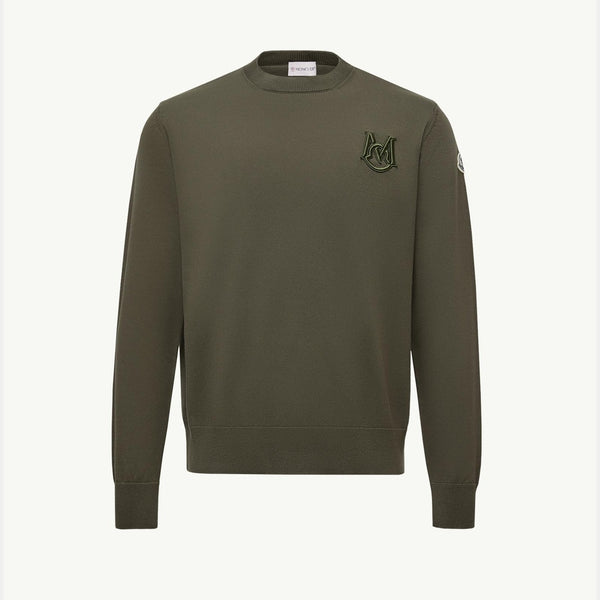 Embroidered Monogram Cotton Jumper