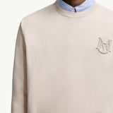 Embroidered Monogram Cotton Jumper