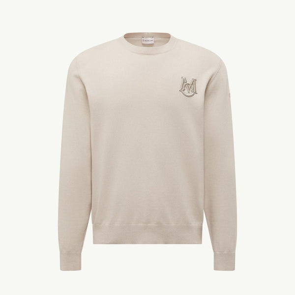 Embroidered Monogram Cotton Jumper