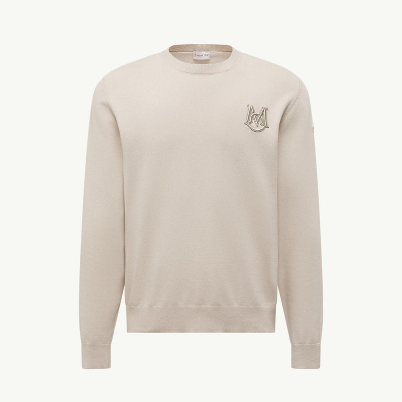 Embroidered Monogram Cotton Jumper