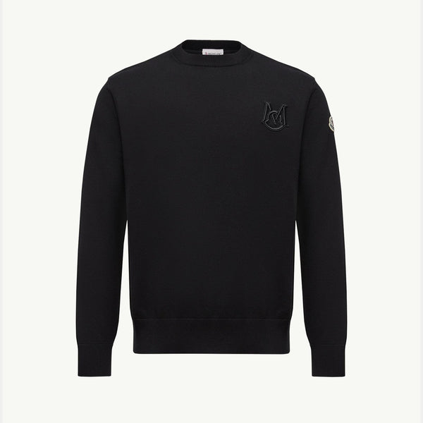 Embroidered Monogram Cotton Jumper