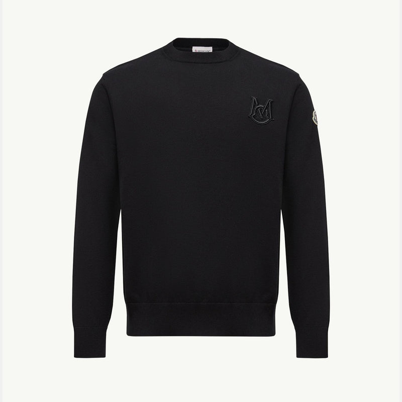 Embroidered Monogram Cotton Jumper