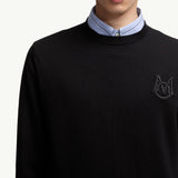 Embroidered Monogram Cotton Jumper