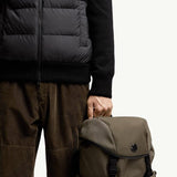 Padded Wool Zip-Up Cardigan