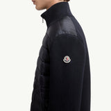 Padded Zip-Up Cardigan