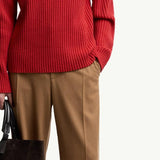 Wool & Cashmere Polo Neck Jumper