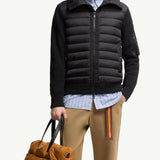 Padded Zip-Up Cardigan