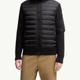 Padded Zip-Up Cardigan