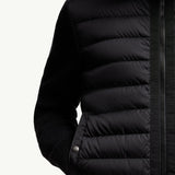 Padded Zip-Up Cardigan