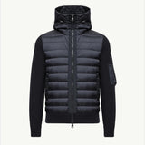 Padded Zip-Up Cardigan