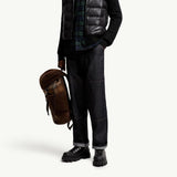 Padded Wool Zip-Up Hoodie