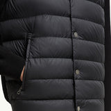 Padded Cotton Zip-Up Cardigan