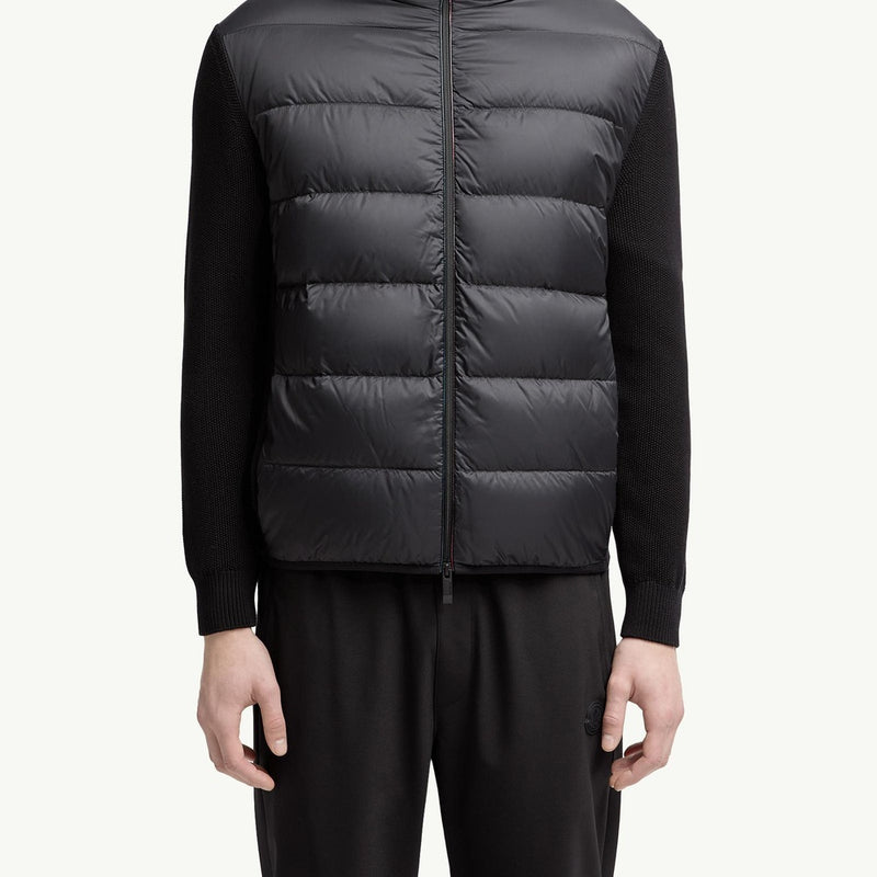 Padded Cotton Zip-Up Hoodie