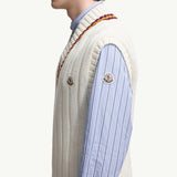 Wool & Cotton V-Neck Gilet