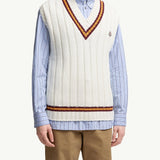 Wool & Cotton V-Neck Gilet