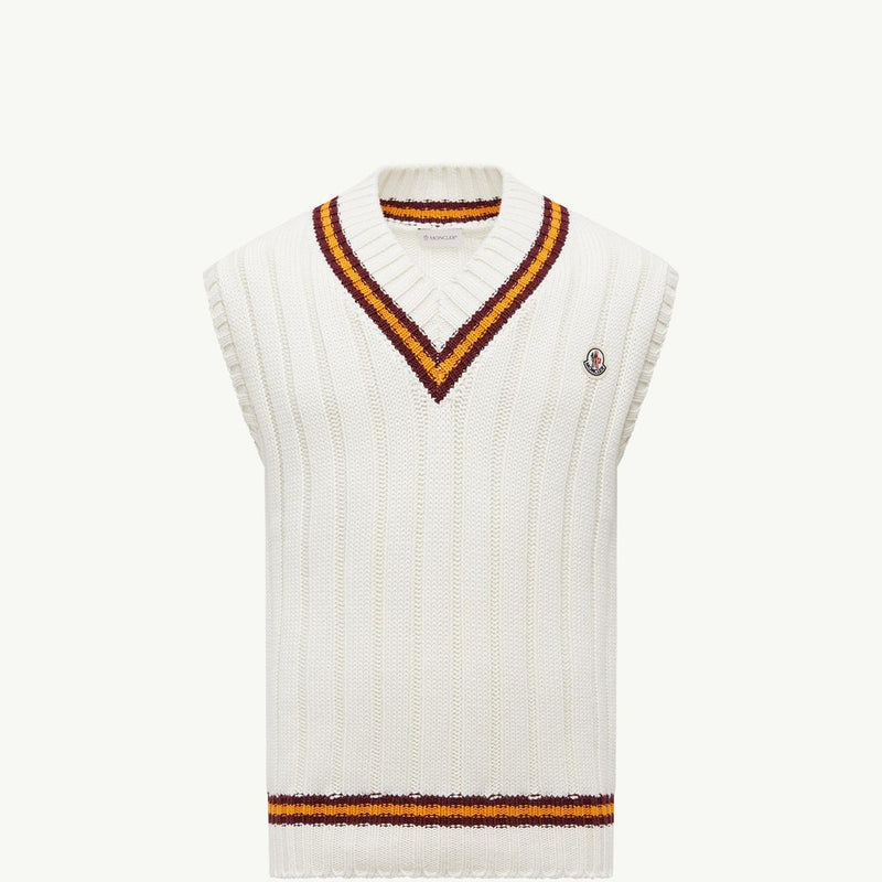 Wool & Cotton V-Neck Gilet