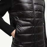 Padded Wool Zip-Up Cardigan