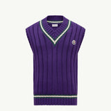 Wool & Cotton V-Neck Gilet