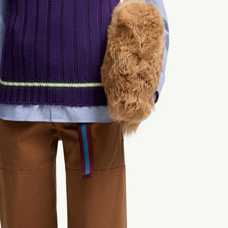 Wool & Cotton V-Neck Gilet