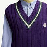 Wool & Cotton V-Neck Gilet