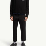 Embroidered Logo Wool Sweater