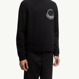 Embroidered Logo Wool Sweater