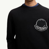 Embroidered Logo Wool Sweater
