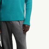 Wool & Cashmere Polo Neck Jumper