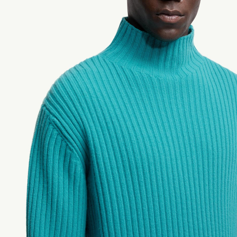 Wool & Cashmere Polo Neck Jumper