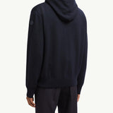 Padded Wool Zip-up hoodie