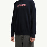 Embroidered Bi-Colour Logo Cotton Jumper