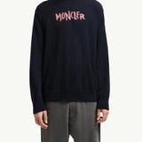 Embroidered Bi-Colour Logo Cotton Jumper