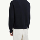 Padded Cotton Zip-Up Cardigan