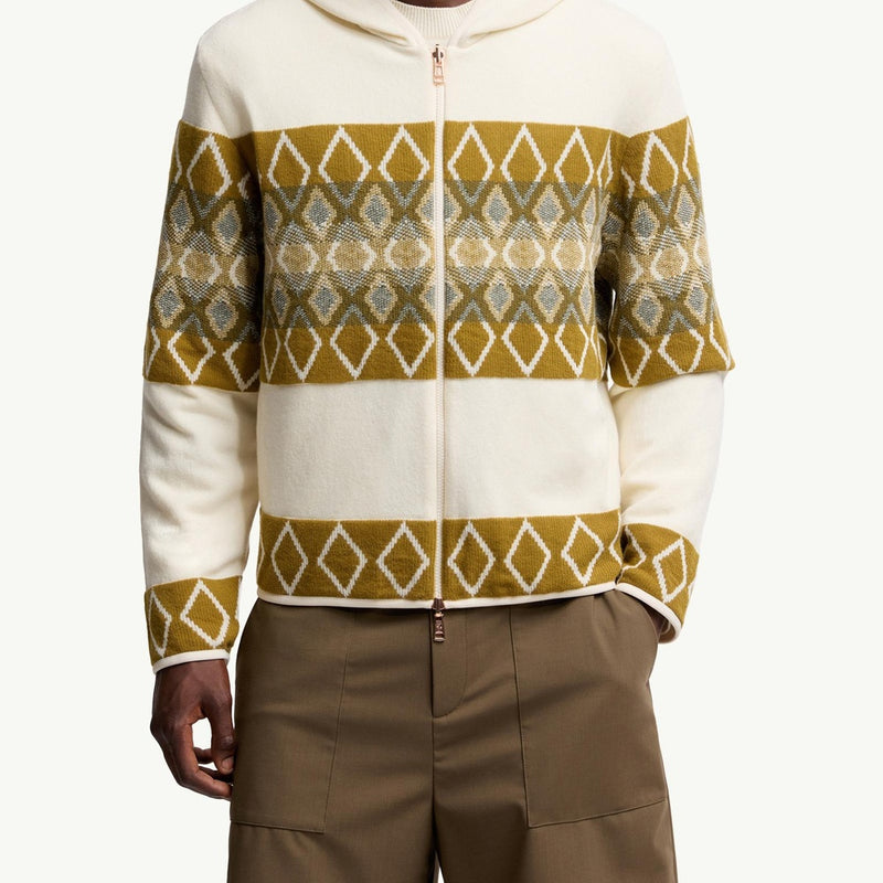 Reversible Wool Zip-Up Hoodie