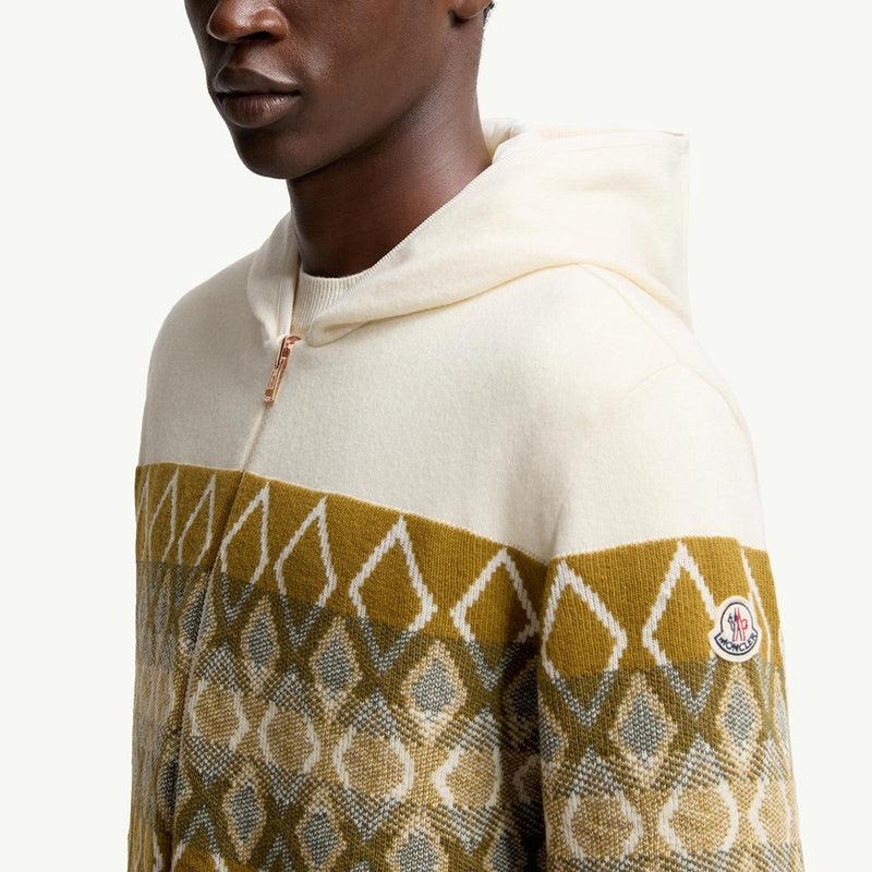 Reversible Wool Zip-Up Hoodie