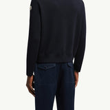 Padded Wool Zip-Up Cardigan