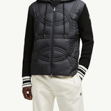 Logo-Quilted Padded Cotton Zip-Up Hoodie