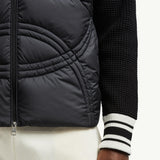 Logo-Quilted Padded Cotton Zip-Up Hoodie