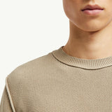 Textured Cotton Jumper