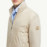 Padded Wool & Cashmere Zip-Up Cardigan