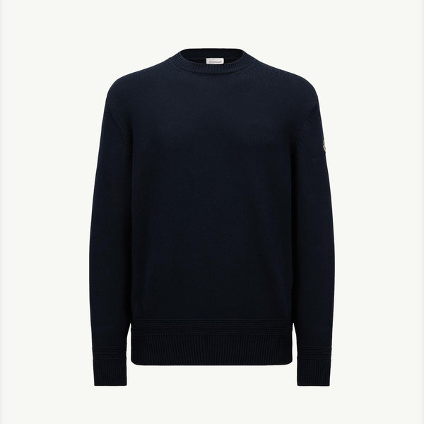 Logo Patch Cotton Jumper