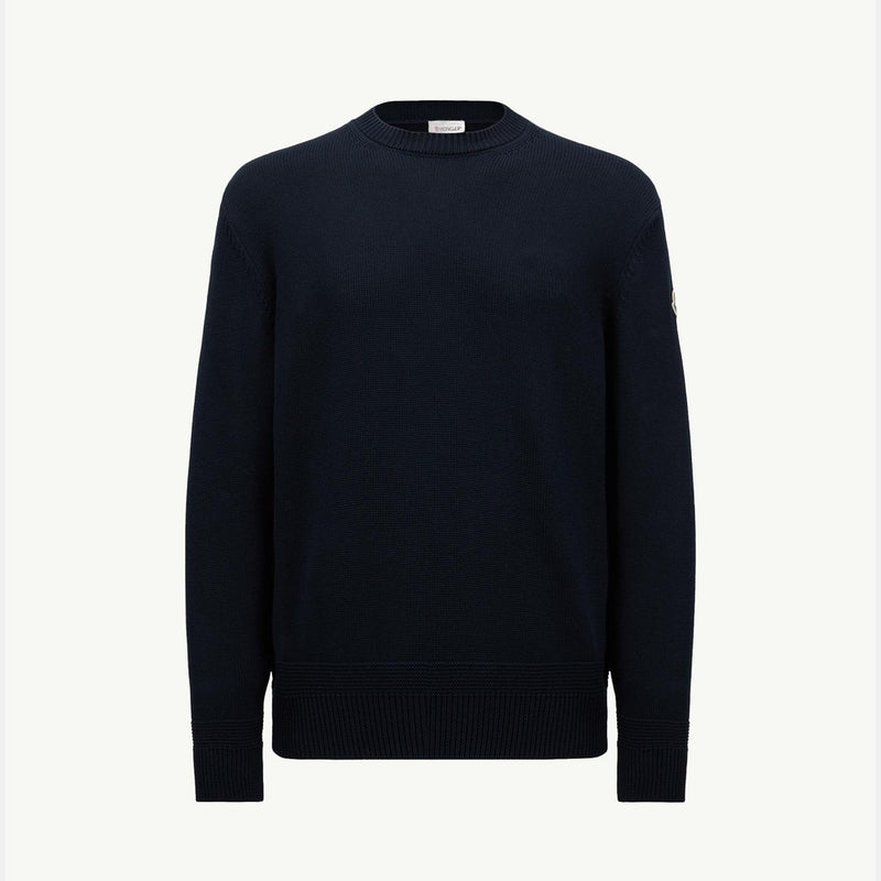 Logo Patch Cotton Jumper